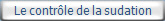 Le contrle de la sudation